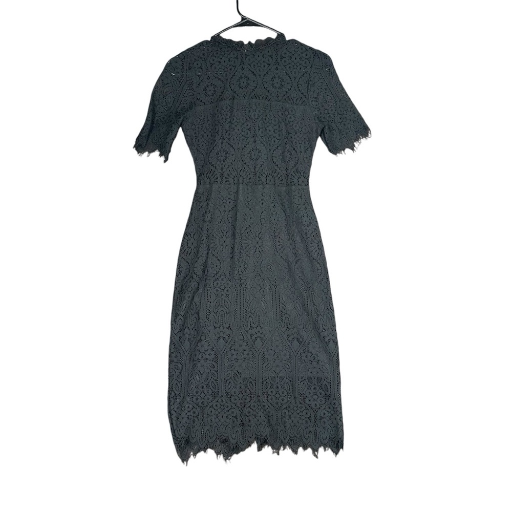 Lulus Women’s XS Black Lace Dress Cocktail Party Dark Romance Goth Sexy Chic